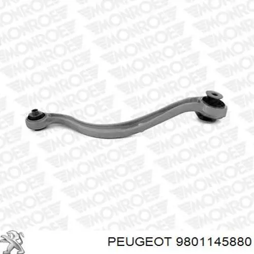 9801145880 Peugeot/Citroen Wahacz (drążek) zawieszenia tylnego podłużny dolny lewy