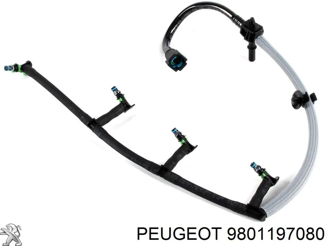Rurka paliwa, zwrotna od wtryskiwaczy Peugeot/Citroen 9801197080 cena, od 48,45 USD