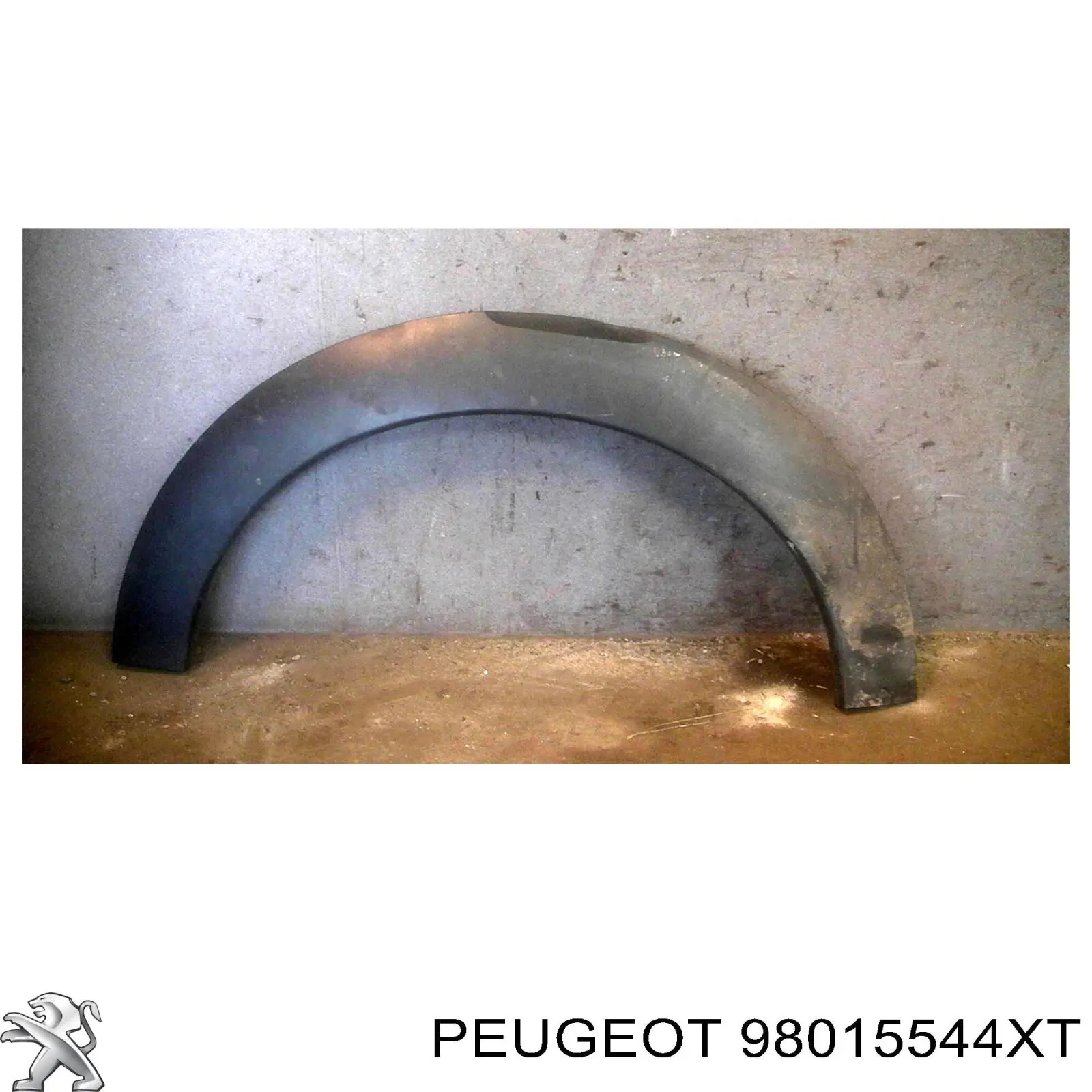 98015544XT Peugeot/Citroen Poszerzenie (nakładka) reperaturki tylnego błotnika lewy