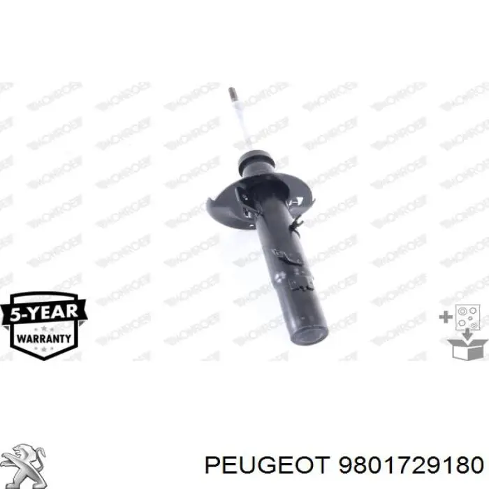 Amortyzator przedni prawy Peugeot/Citroen 9801729180 cena, od 52,02 USD