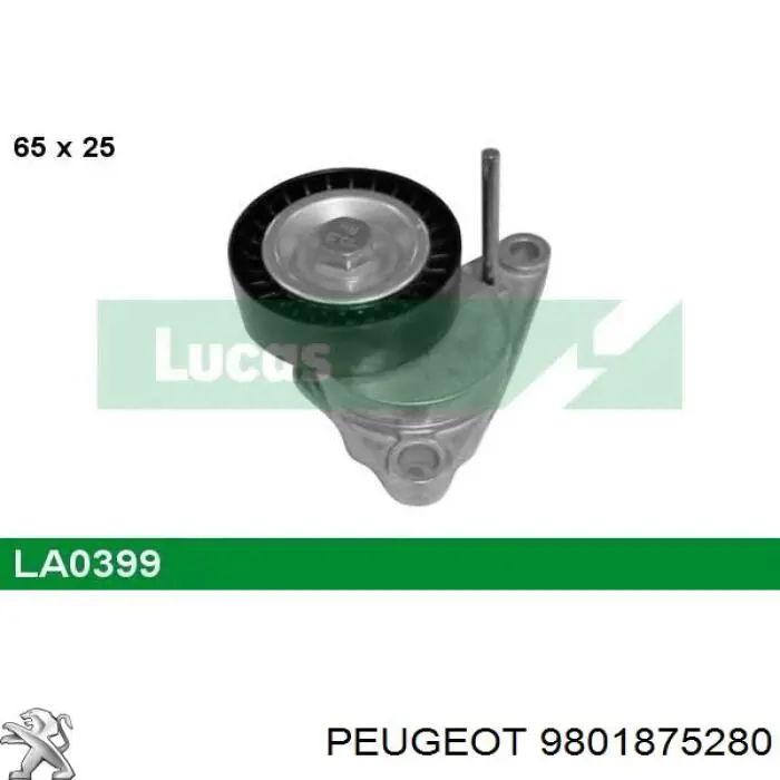 Do koszyka 9801875280 Peugeot/Citroen Napinacz paska napędowego