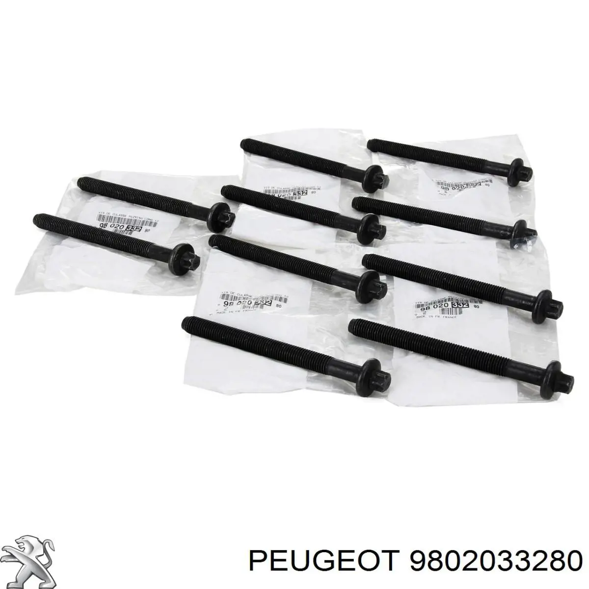 Śruba głowicy cylindrów Peugeot/Citroen 9802033280 cena, od 12,28 USD