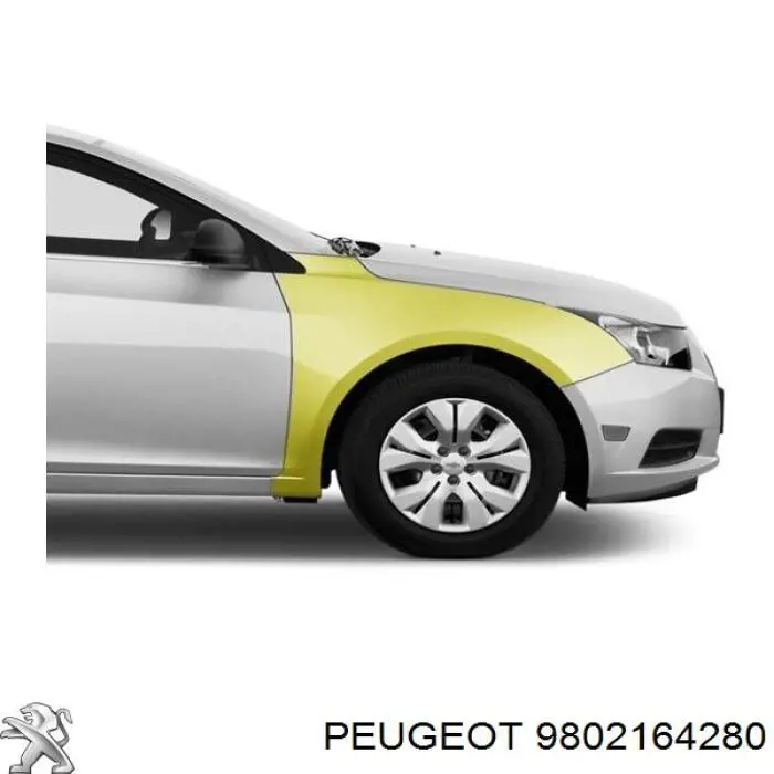 Błotnik przedni prawy Peugeot/Citroen 9802164280 cena, od 212,82 USD