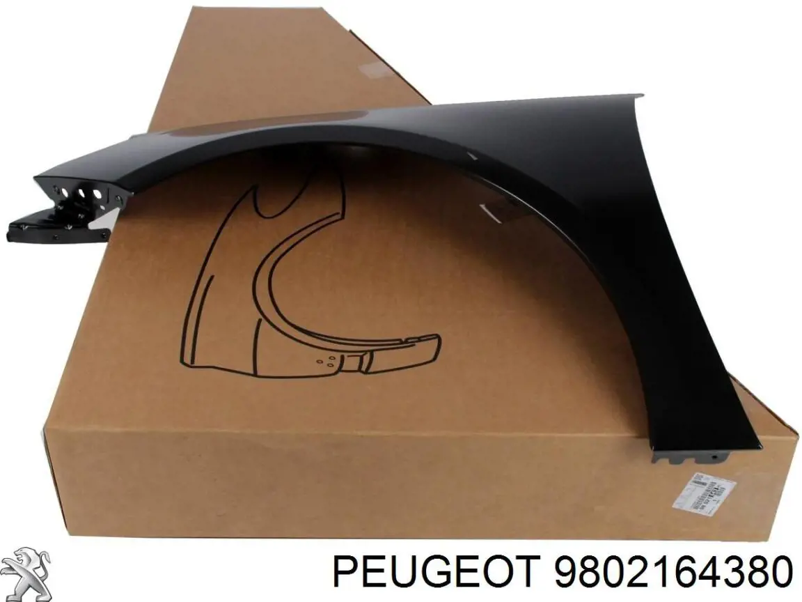 Błotnik przedni lewy Peugeot/Citroen 9802164380 cena, od 213,57 USD