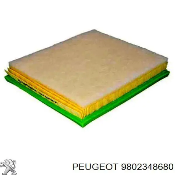 Filtr powietrza Peugeot/Citroen 9802348680 cena, od 12,86 USD