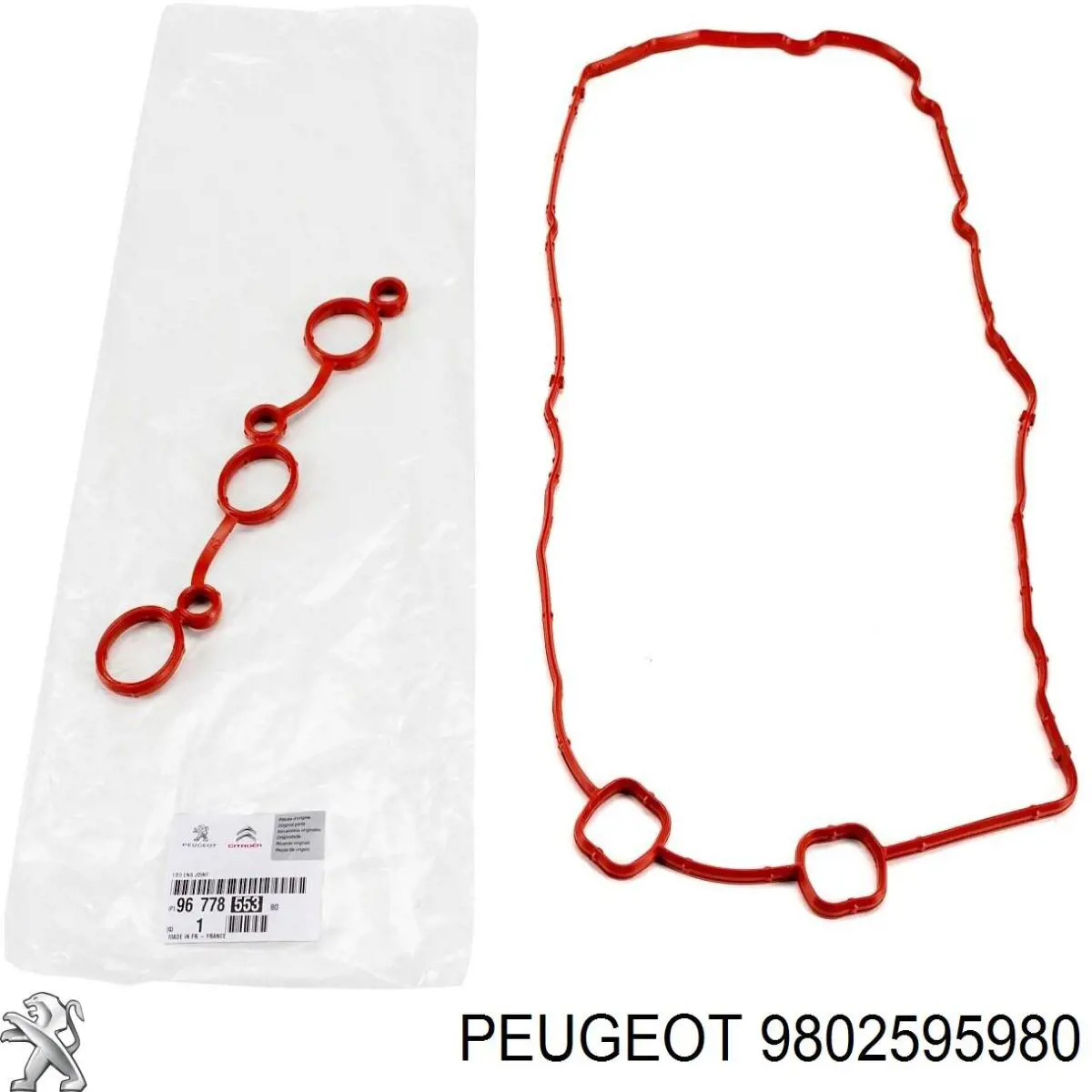 Uszczelka pokrywy zaworowej silnika górna 9802595980 Peugeot/Citroen
