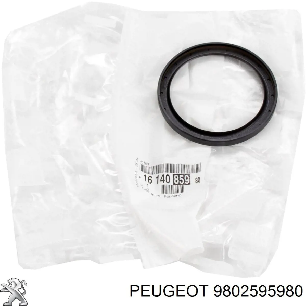 9802595980 Peugeot/Citroen Uszczelka pokrywy zaworowej silnika górna