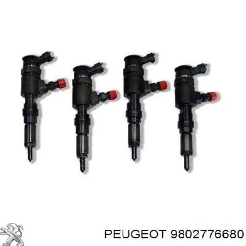 Wtryskiwacz paliwa Peugeot/Citroen 9802776680 cena, od 64,70 USD