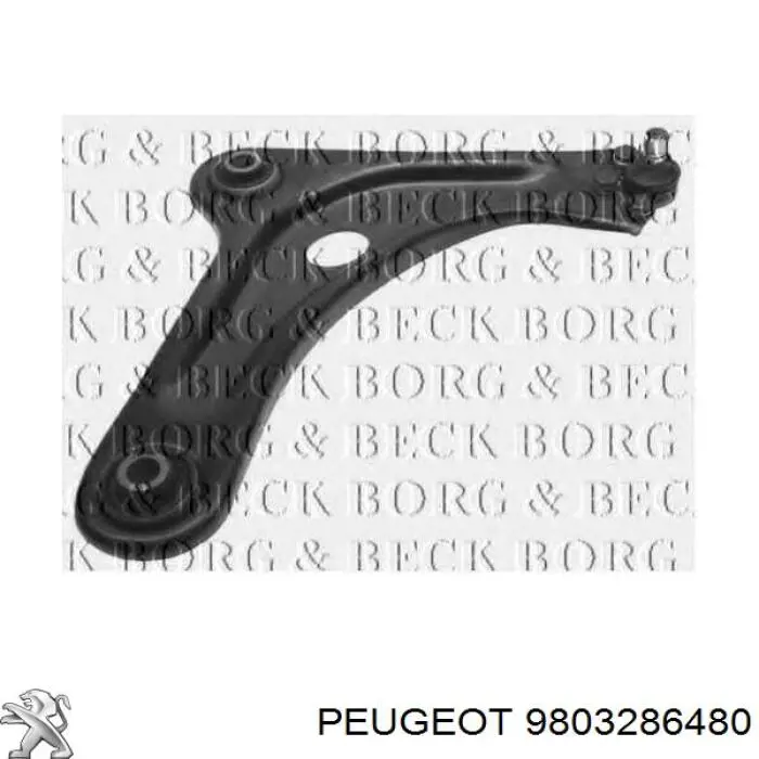 Wahacz zawieszenia przedniego dolny prawy Peugeot/Citroen 9803286480 cena, od 53,62 USD