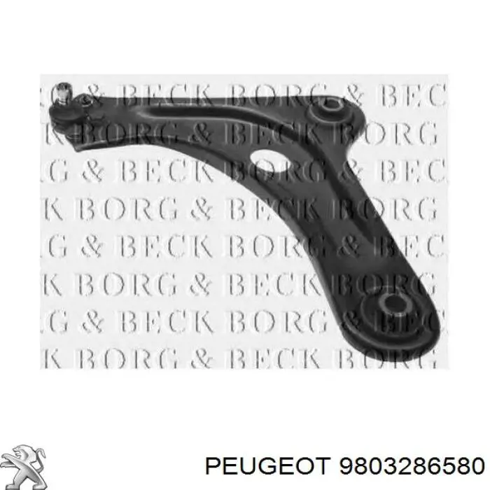 Do koszyka 9803286580 Peugeot/Citroen Wahacz zawieszenia przedniego dolny lewy