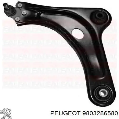 9803286580 Peugeot/Citroen Wahacz zawieszenia przedniego dolny lewy