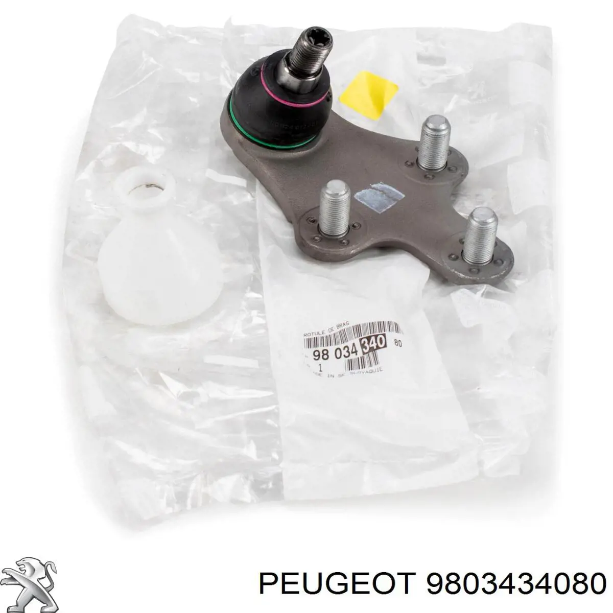 9803434080 Peugeot/Citroen Sworzeń wahacza dolny