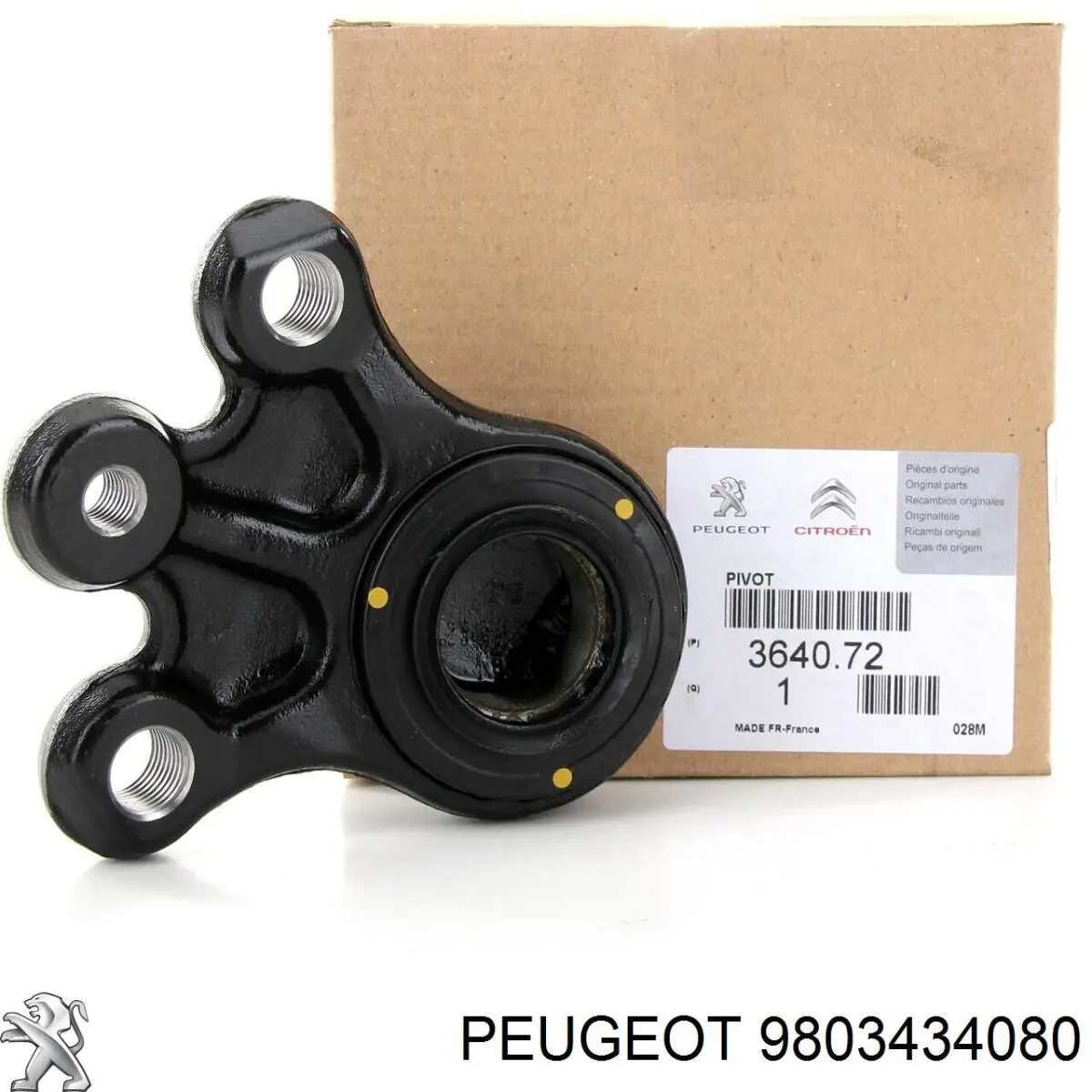 Sworzeń wahacza dolny Peugeot/Citroen 9803434080 cena, od 25,49 USD