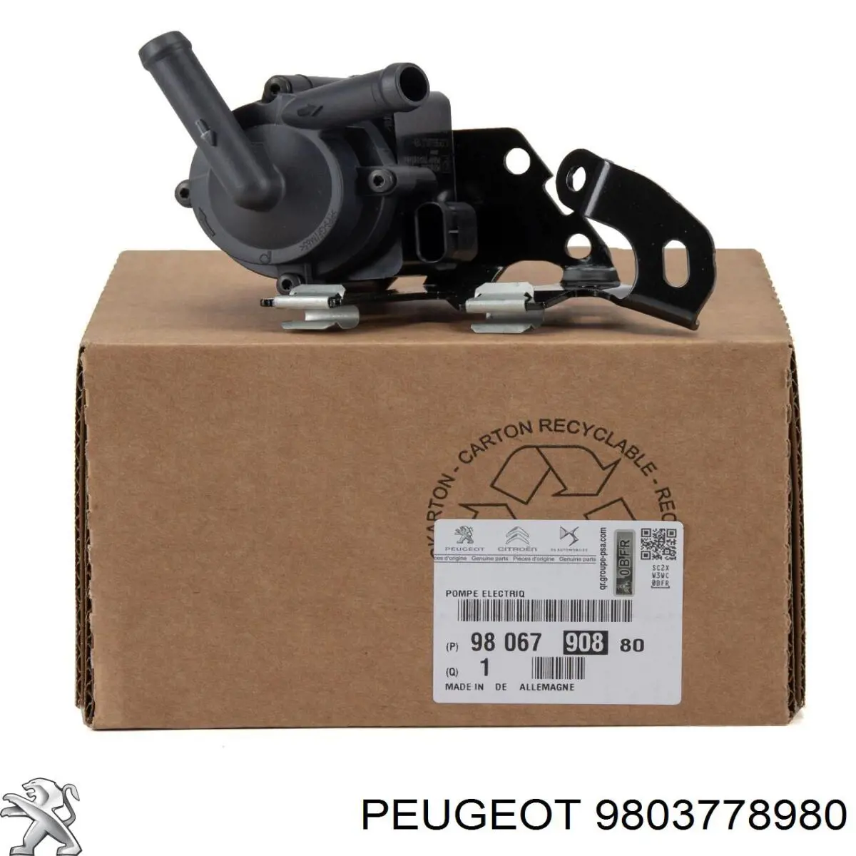 Wspornik chłodnicy intercoolera lewy Peugeot/Citroen 9803778980 cena, od 22,68 USD