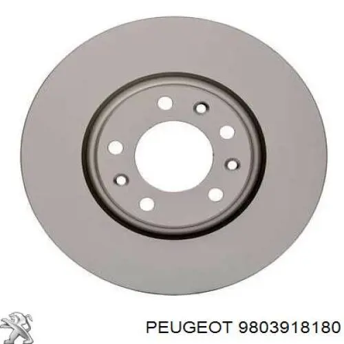 Tarcza hamulcowa przednia Peugeot/Citroen 9803918180