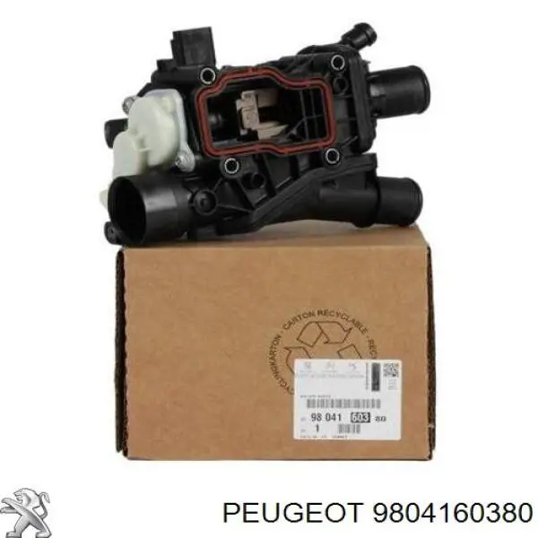 9804160380 Peugeot/Citroen Obudowa termostatu