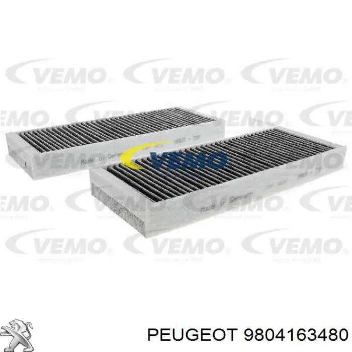 9804163480 Peugeot/Citroen Filtr kabiny