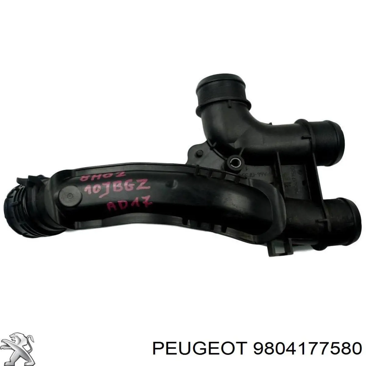 Przewód (króciec) intercoolera Peugeot/Citroen 9804177580 cena, od 56,18 USD
