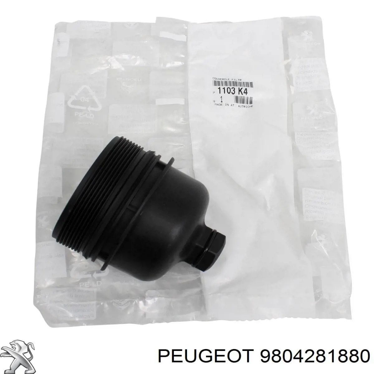 Uszczelka chłodnicy oleju 9804281880 Peugeot/Citroen