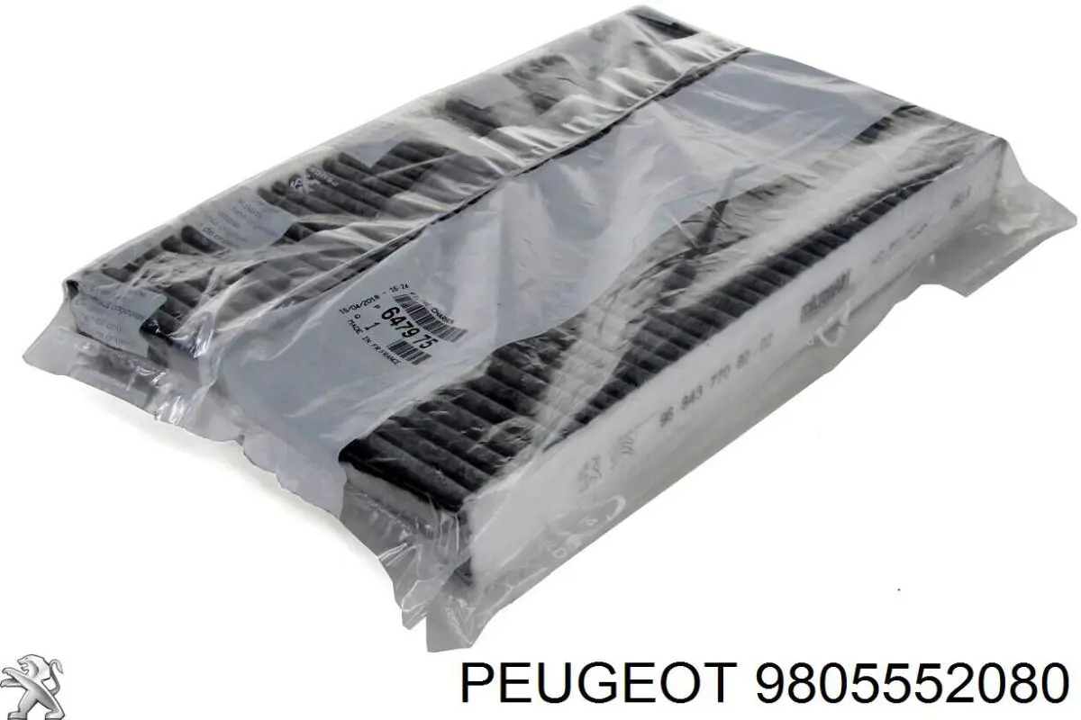 9805552080 Peugeot/Citroen Filtr powietrza