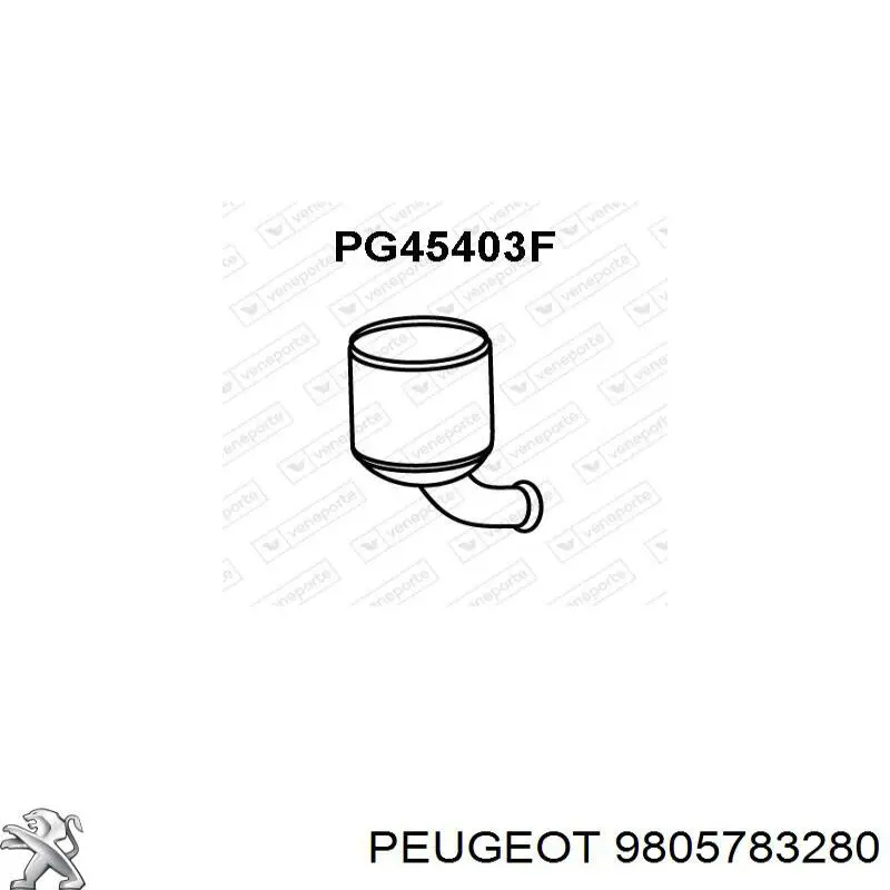 Do koszyka 9677017080 Peugeot/Citroen Konwerter-katalizator