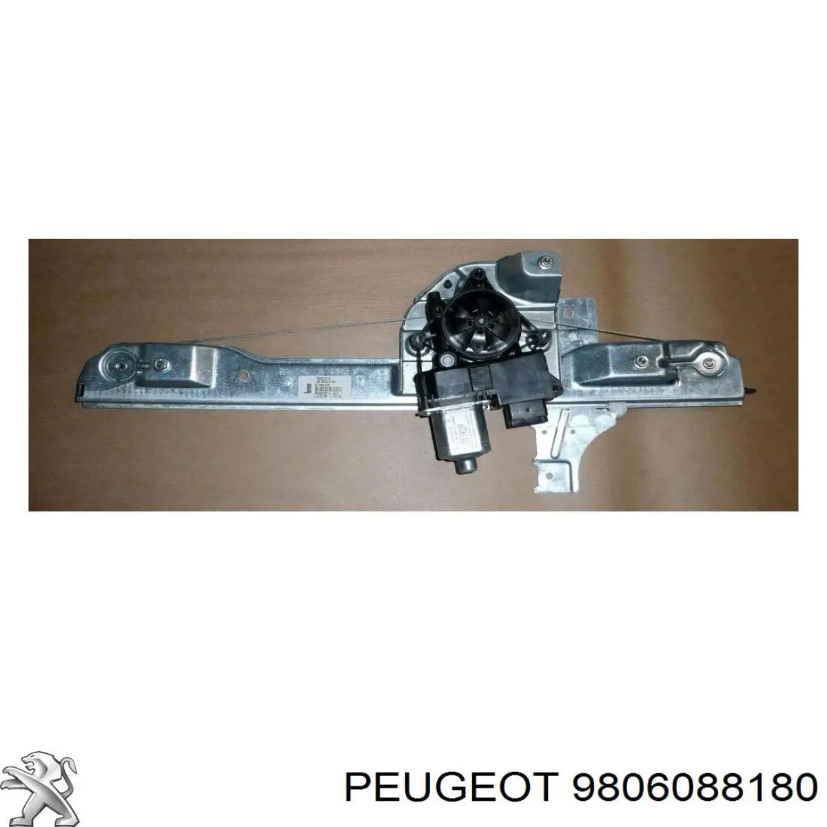 9806088180 Peugeot/Citroen Mechanizm podnoszenia szyby drzwi przednich lewych