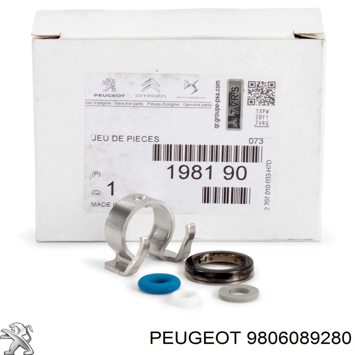 9806089280 Peugeot/Citroen Zestaw naprawczy wtryskiwacza