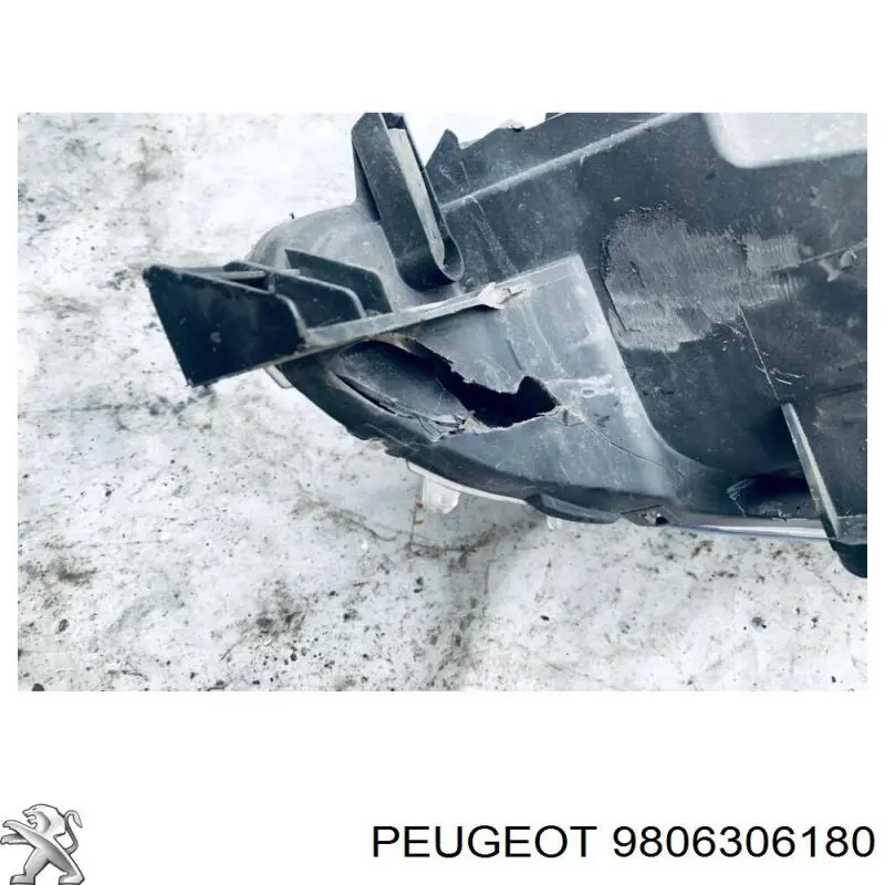 Reflektor lewy Peugeot/Citroen 9806306180 cena, od 185,44 USD