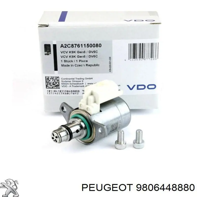 Zawór regulacji ciśnienia (zawór redukcyjny pompy wtryskowej) System Common-Rail Peugeot/Citroen 9806448880 cena, od 119,37 USD