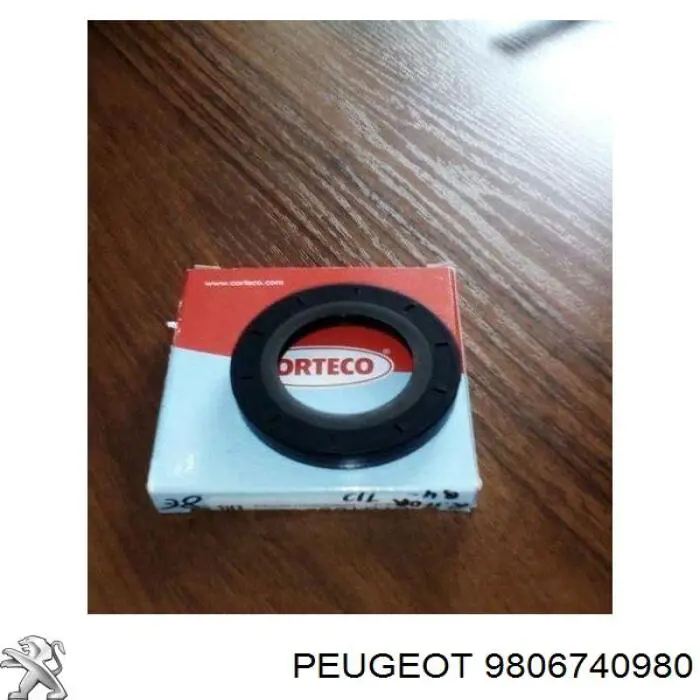 Do koszyka 9806740980 Peugeot/Citroen Uszczelniacz półosi prawej mostu przedniego