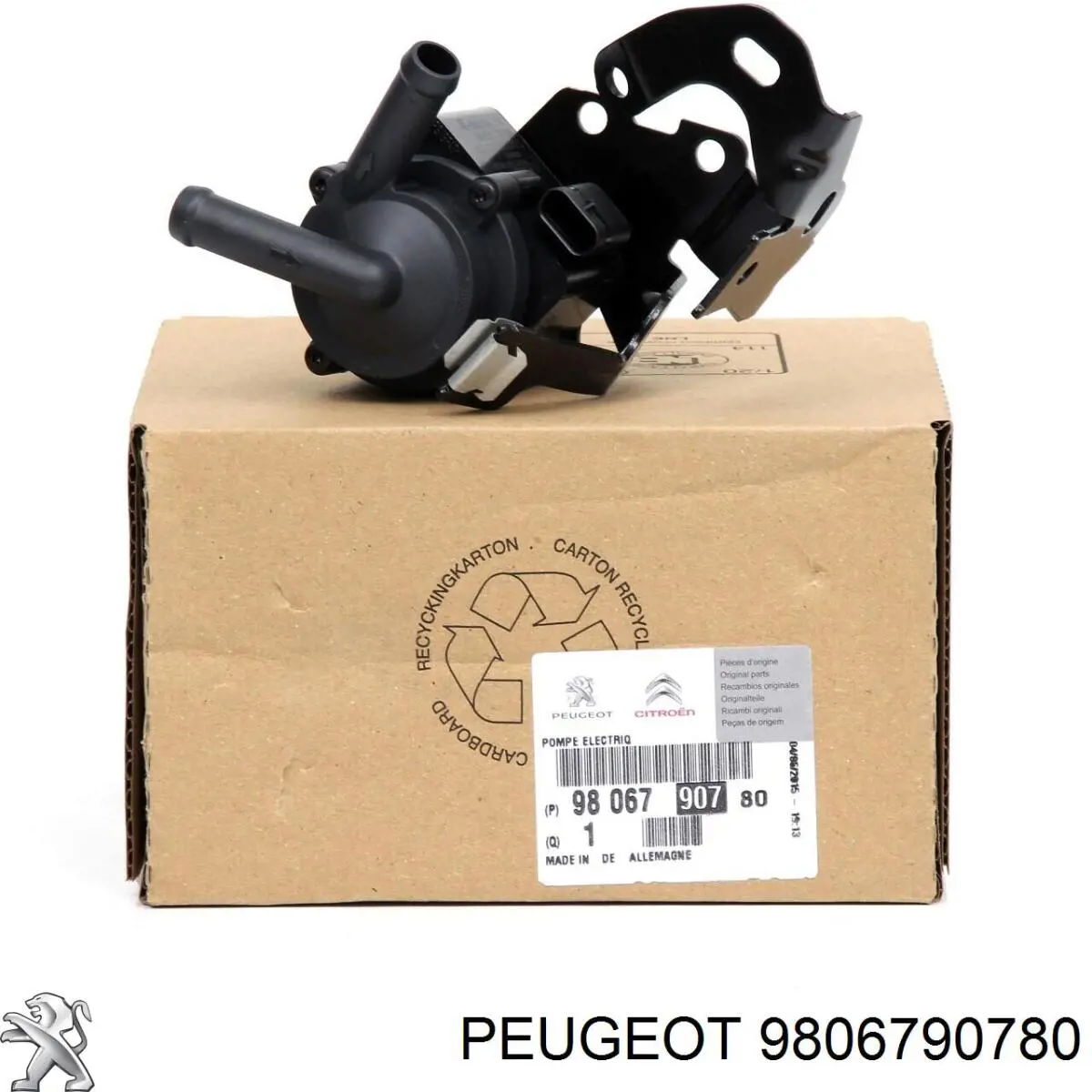 Pompa chłodzenia wodą, dodatkowa elektryczna Peugeot/Citroen 9806790780 cena, od 73,20 USD