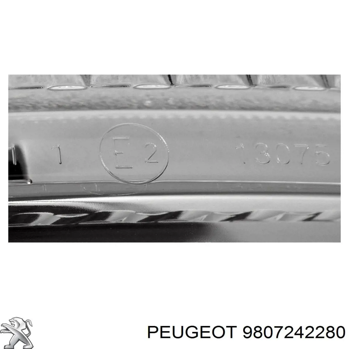 Do koszyka 9807242280 Peugeot/Citroen Reflektor do jazdy dziennej prawy