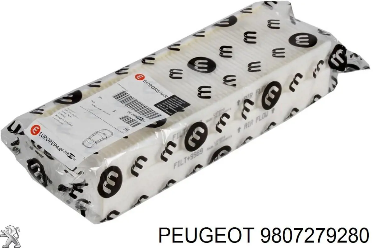Do koszyka 9807279280 Peugeot/Citroen Uszczelka filtra cząstek stałych przednia