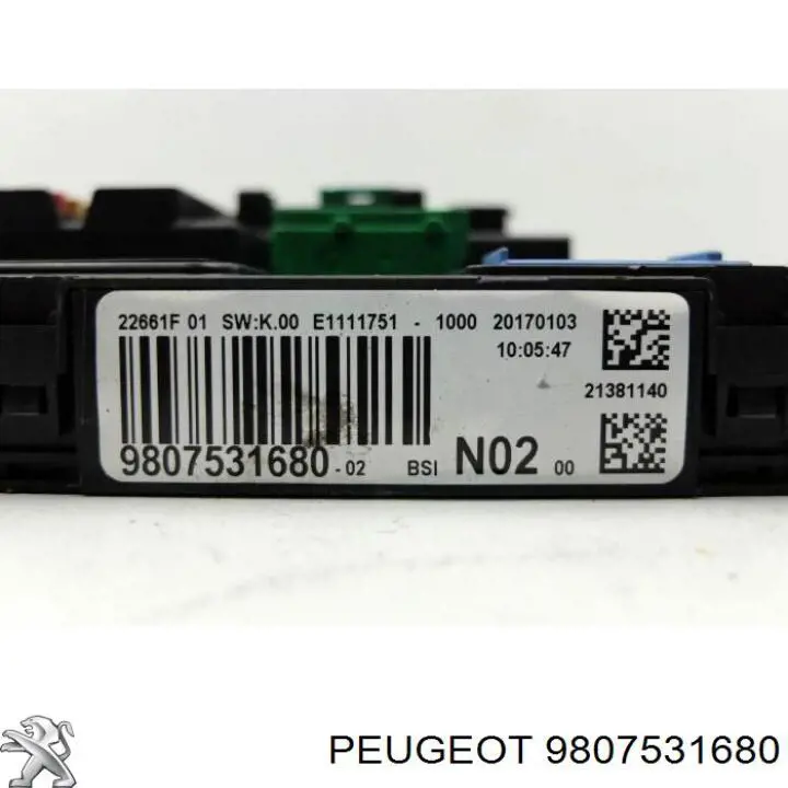 Skrzynka bezpieczników do Peugeot 208  CA, CC