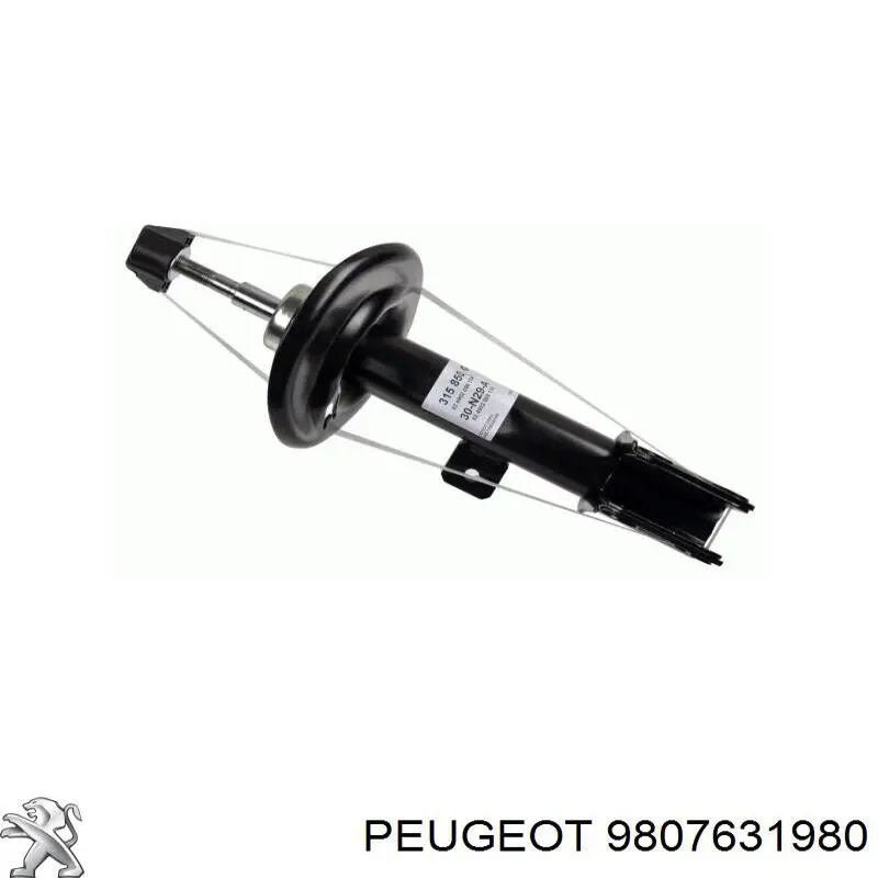 9807631980 Peugeot/Citroen Amortyzator przedni lewy