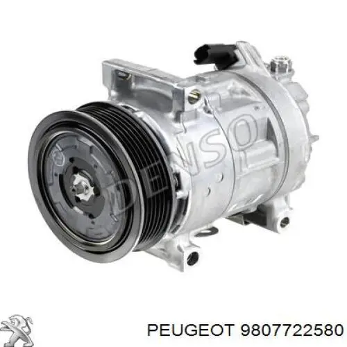 9807722580 Peugeot/Citroen Sprężarka klimatyzacji