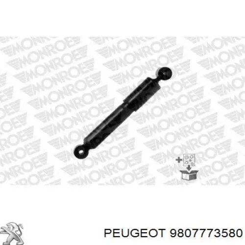 9807773580 Peugeot/Citroen Amortyzator tylny