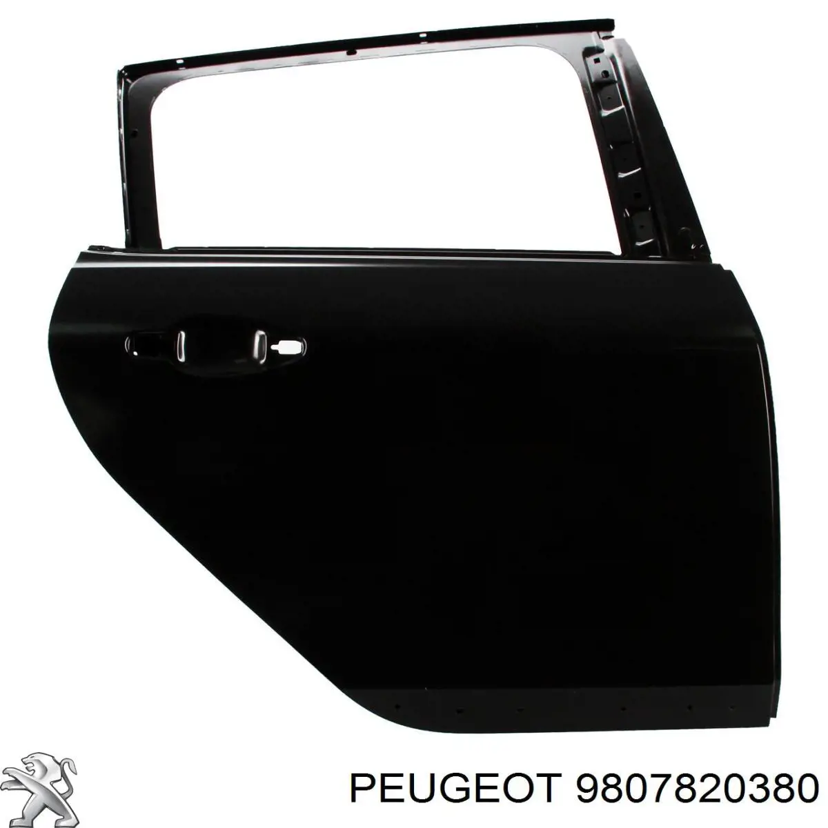 Do koszyka 9807820380 Peugeot/Citroen Drzwi przednie prawe