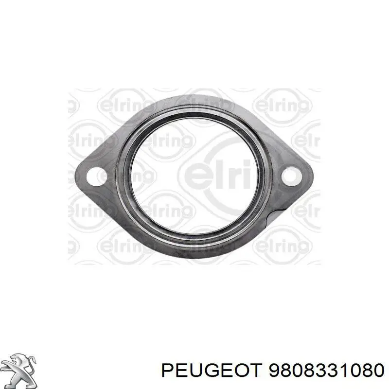 Uszczelka katalizatora tylna Peugeot/Citroen 9808331080