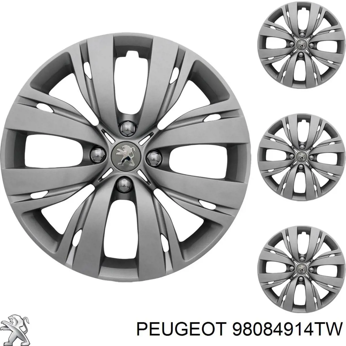 Kołpak do obręczy koła Peugeot/Citroen 98084914TW cena, od 57,63 USD