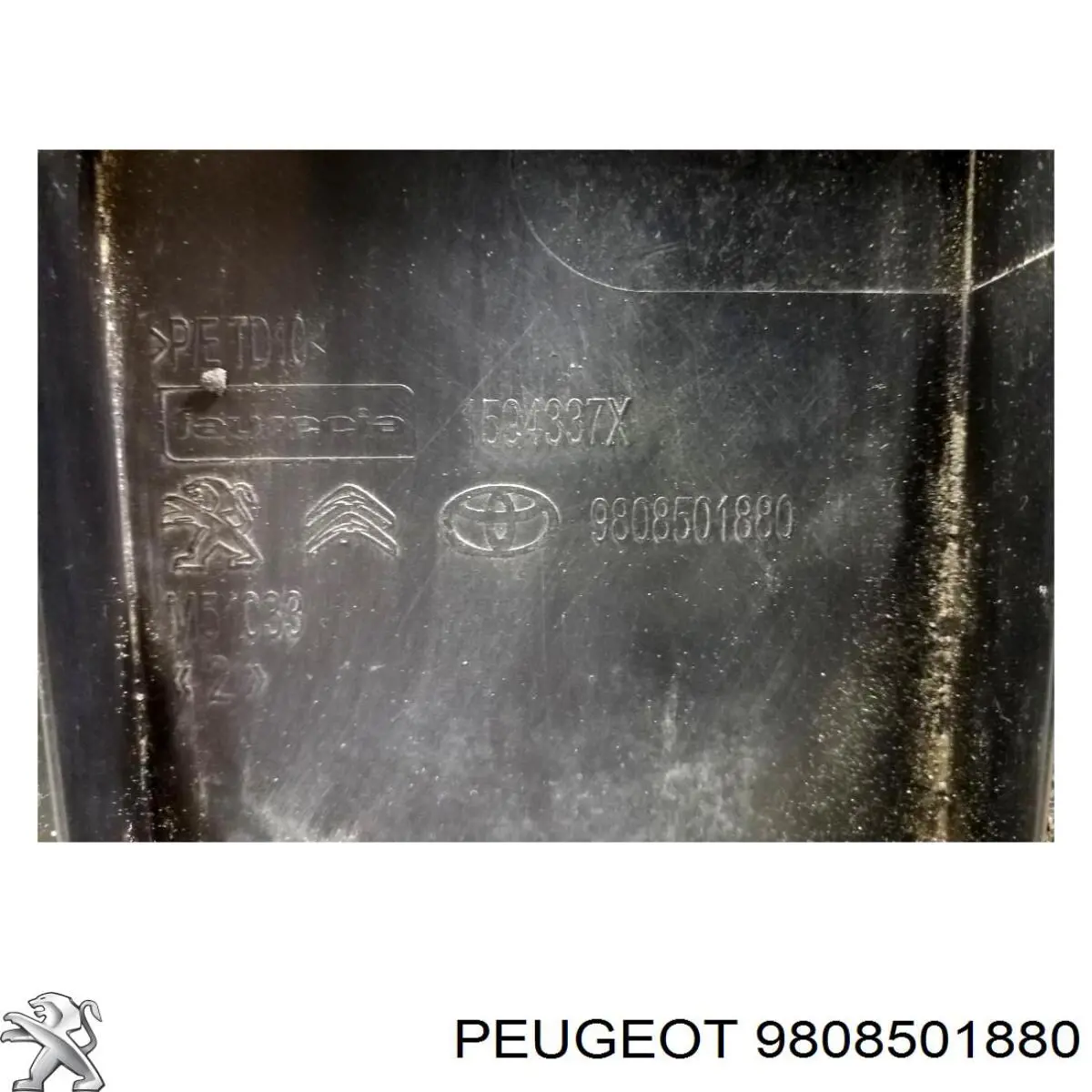 9808501880 Peugeot/Citroen Deflektor zderzaka przedniego