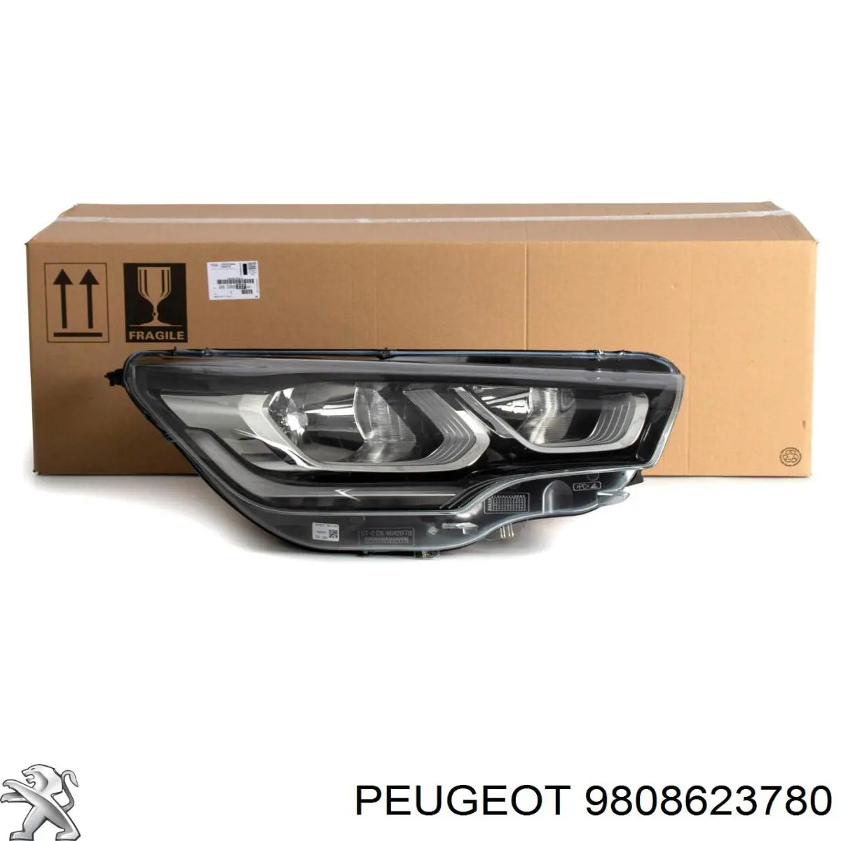 Reflektor prawy Peugeot/Citroen 9808623780 cena, od 632,69 USD