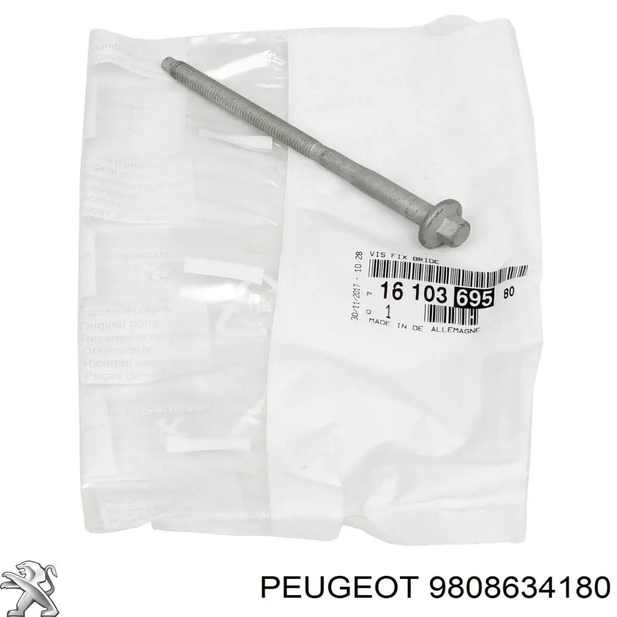 Do koszyka 9808634180 Peugeot/Citroen Pompa oleju