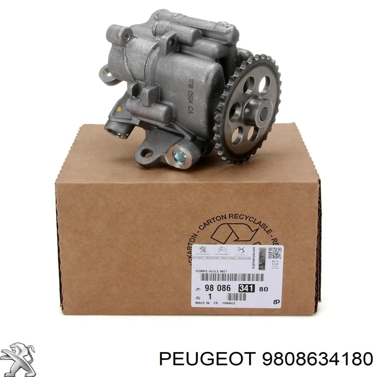 9808634180 Peugeot/Citroen Pompa oleju