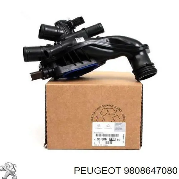 9808647080 Peugeot/Citroen Obudowa termostatu