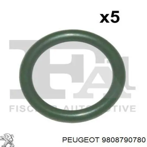 Uszczelka przewodu dopływu oleju do turbiny 9808790780 Peugeot/Citroen