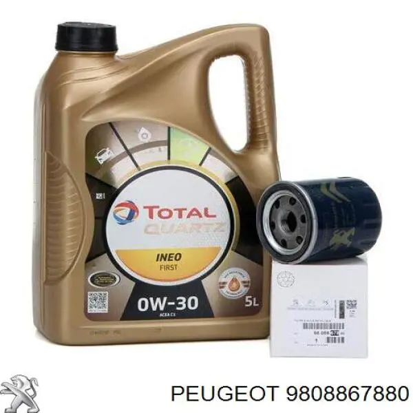 Do koszyka 9808867880 Peugeot/Citroen Filtr oleju