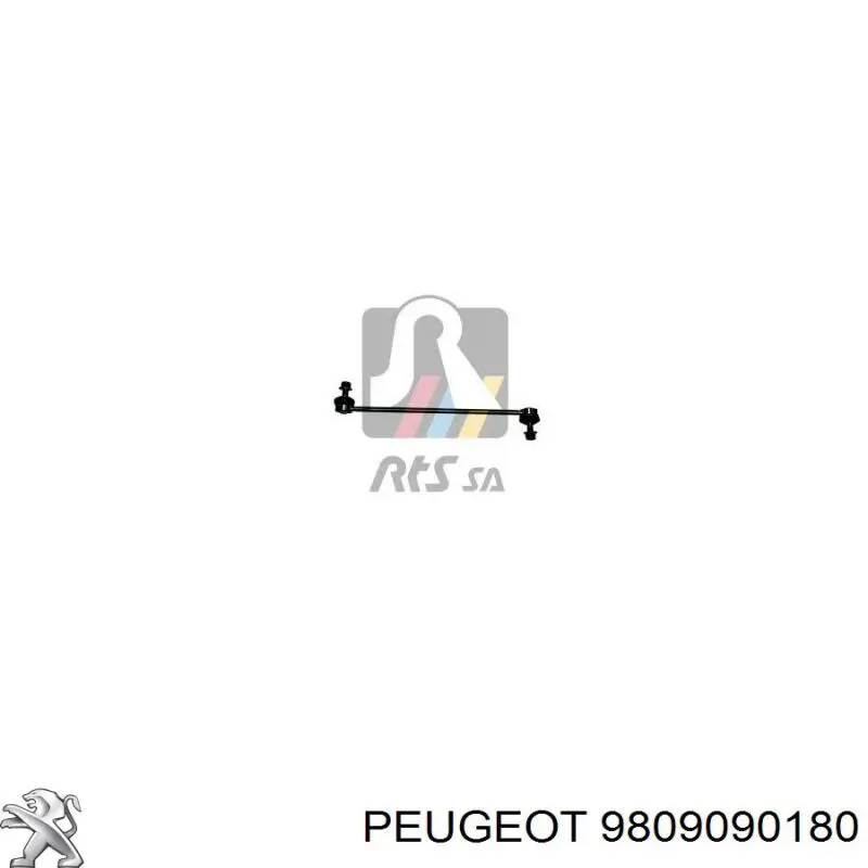Łącznik stabilizatora przedniego Peugeot/Citroen 9809090180