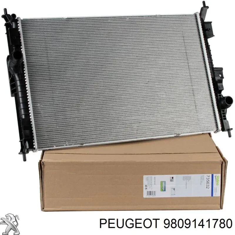 9809141780 Peugeot/Citroen Chłodnica silnika