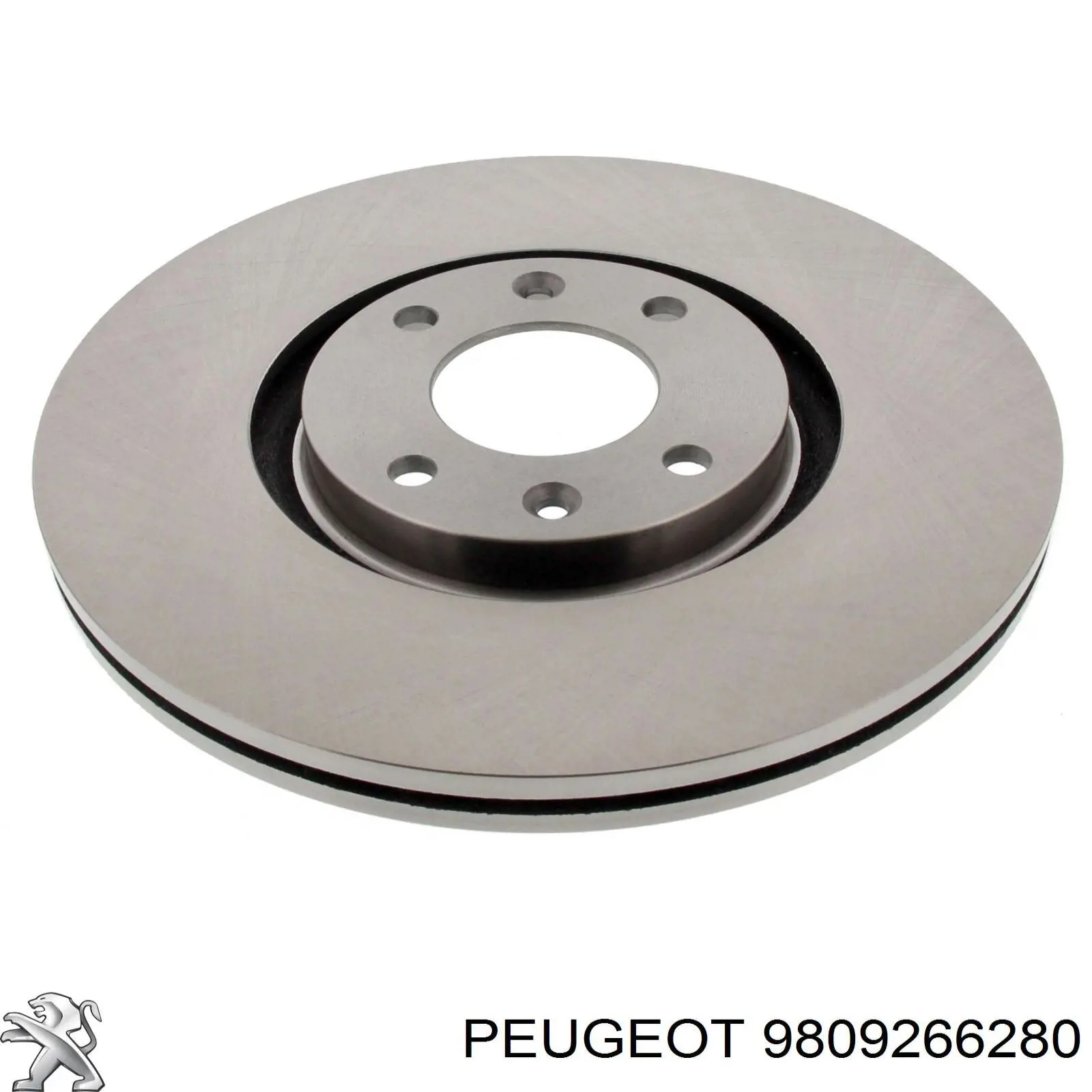 9809266280 Peugeot/Citroen Tarcza hamulcowa przednia